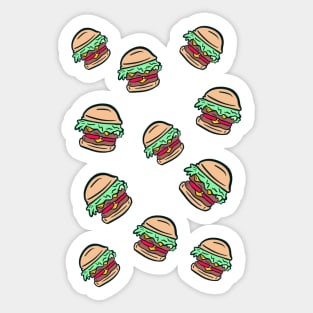 Burgers Burgers Burgers Sticker